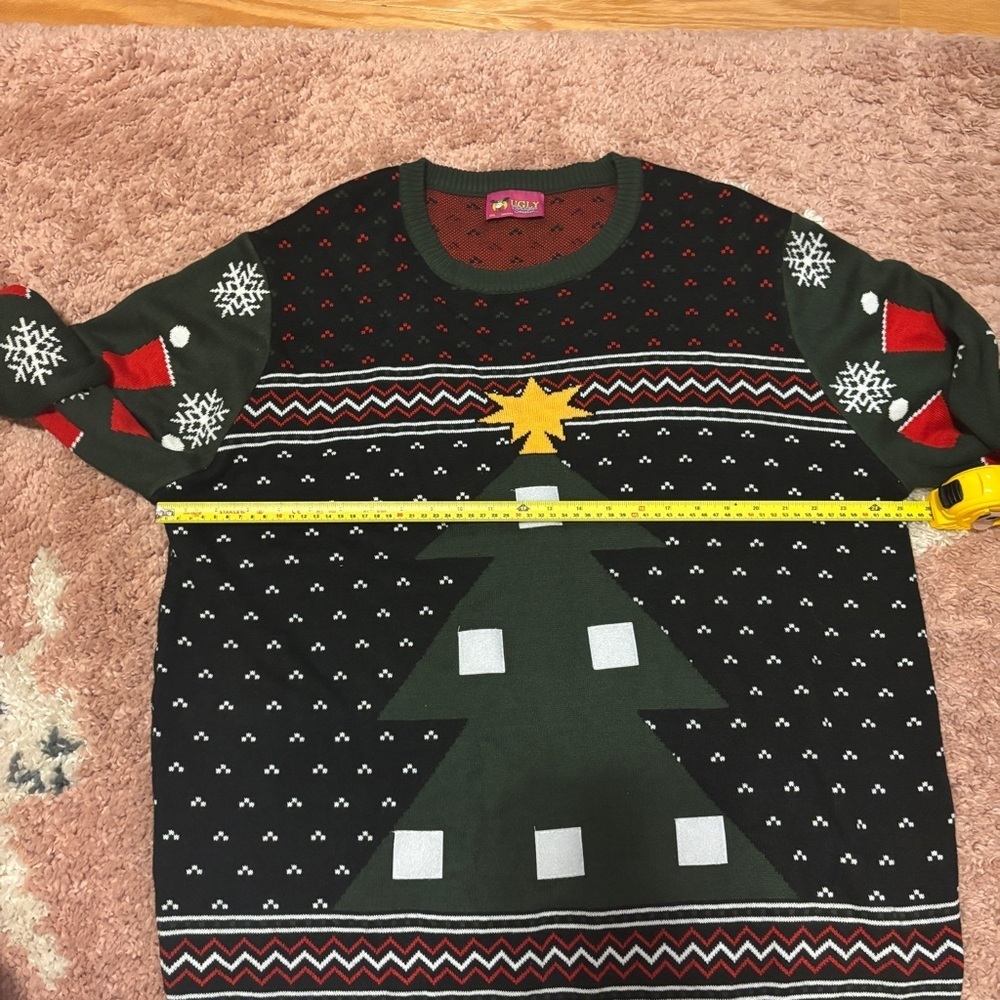 Beer Pong 3D Ugly Christmas Sweater Multicolored Size 2XL Men’s/Womens - Picture 6 of 8